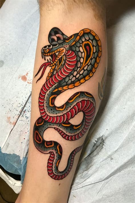 snake tattoos for men|traditional snake tattoo designs.